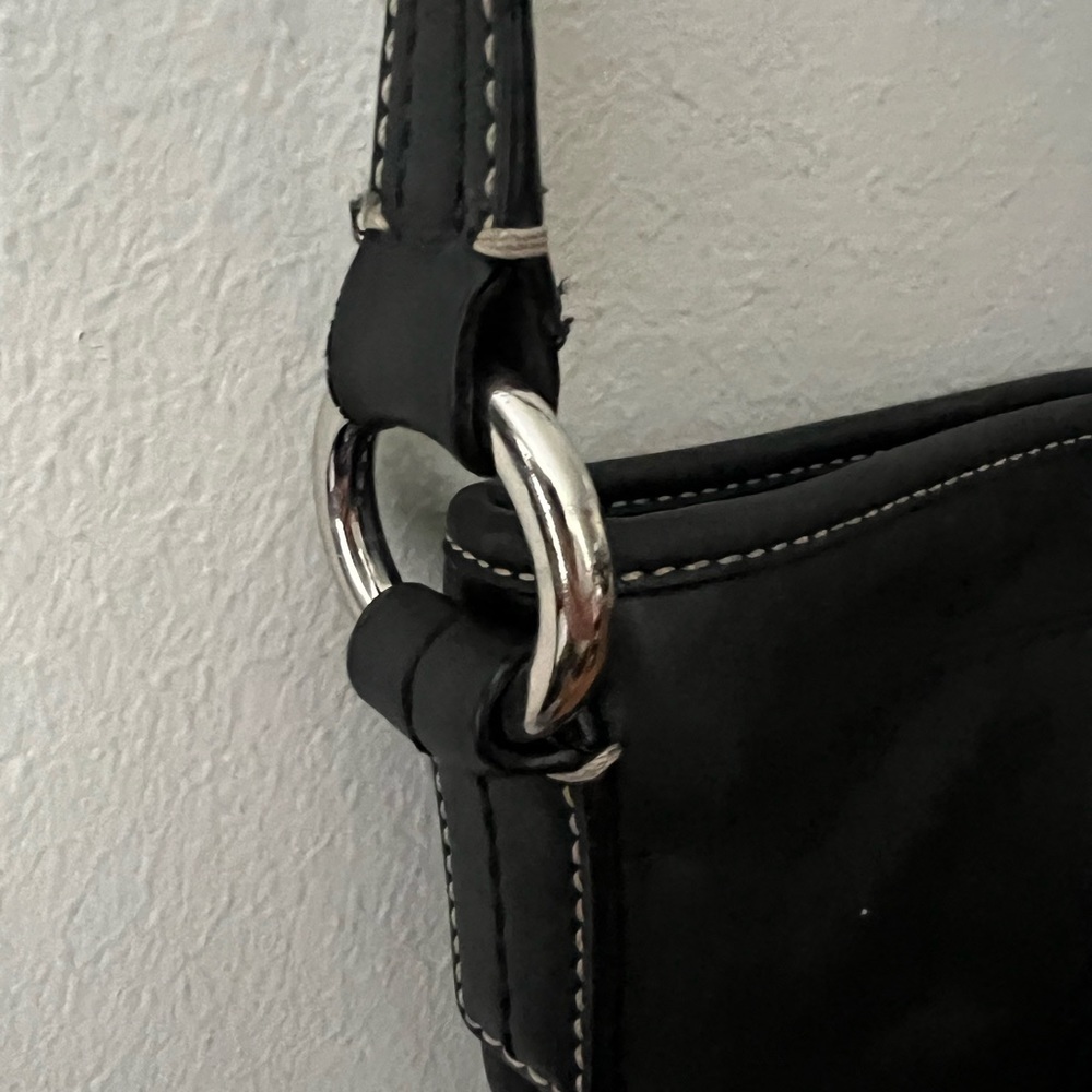 Coach Black Leather Crossbody Bag - Picture 10 of 11